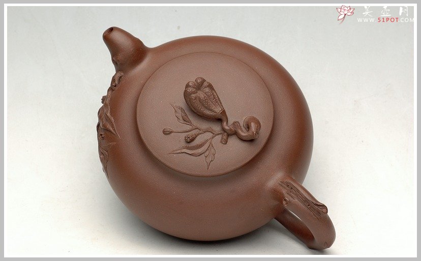 紫砂壶图片：薄胎精品花货-佛手 - 美壶网