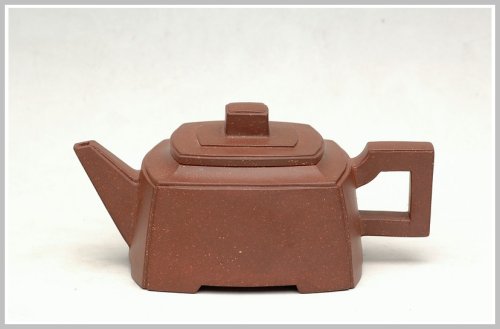 蔡一强紫砂壶 全手之四方凌云 原矿紫泥