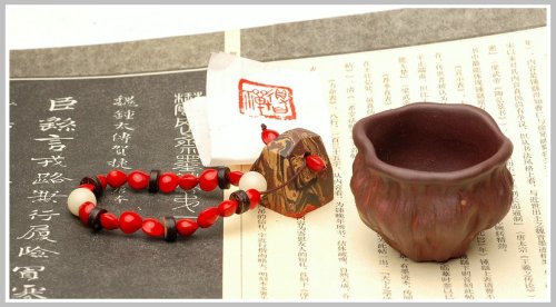 陆轶舟紫砂壶 得自在禅   绞泥紫砂印章 原矿紫泥