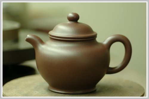 许国卫紫砂壶 掇只 原矿紫泥