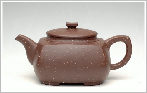 史金妹紫砂壶 紫泥砂方 原矿紫泥