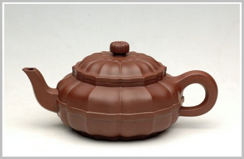王孝新紫砂壶 求道之菱韵莲花 原矿紫泥