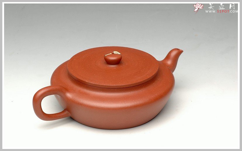 紫砂壶图片：君子之德 全手如意玉璧 - 美壶网