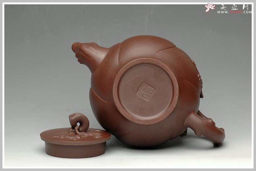 紫砂壶图片：徐建芳精品花货之含苞 - 美壶网