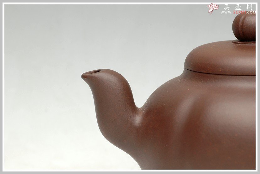 紫砂壶图片：见功力之全手筋纹花蕾 - 美壶网