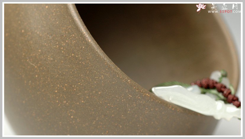 紫砂壶图片：全手刹凹成型 一厂老青段 只一个 - 美壶网