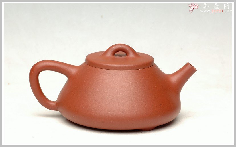 紫砂壶图片：自品之子冶石瓢 全手 - 美壶网