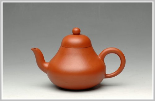曲峰紫砂壶 朱泥小思亭 小煤窑朱泥
