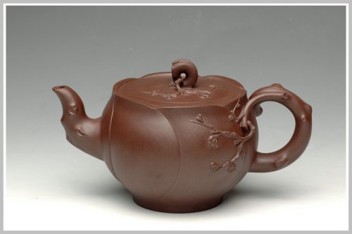 徐建芳紫砂壶 徐建芳精品花货之含苞 原矿紫泥