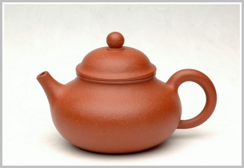 蔡一强紫砂壶 朱泥容天 原矿朱泥