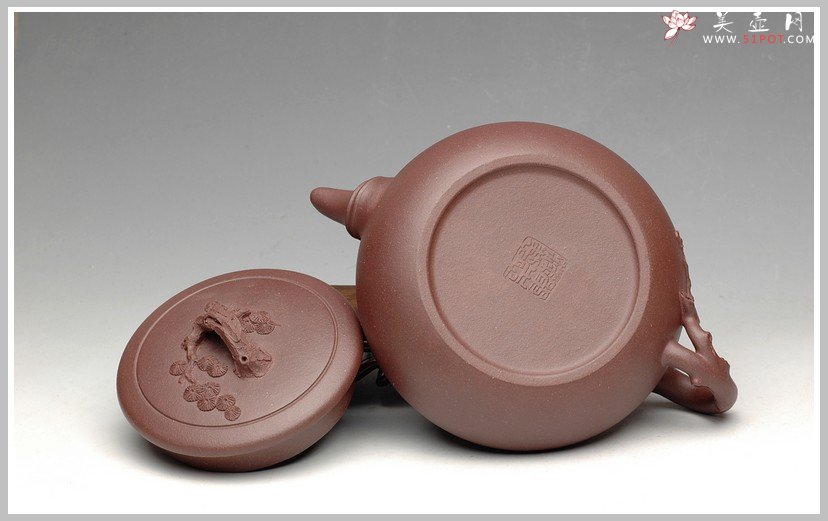 紫砂壶图片：优雅之作 紫泥清香 - 美壶网