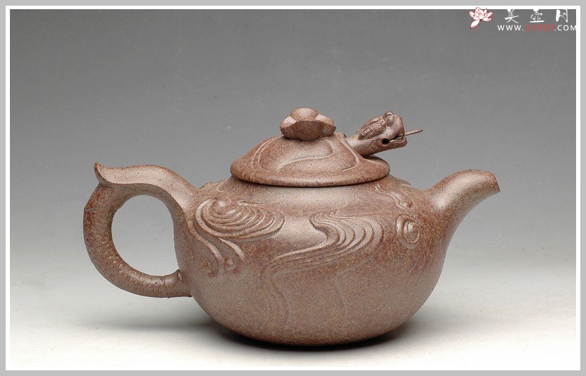 紫砂壶图片：窑变之美 云龙 - 美壶网