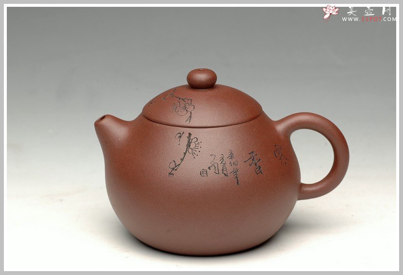 紫砂壶图片：饱满可人小文旦 - 美壶网