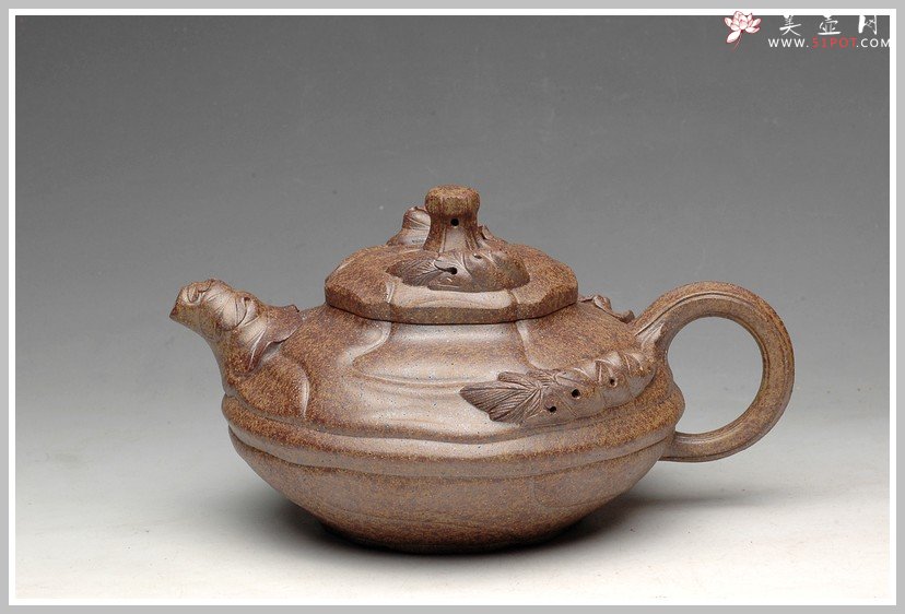紫砂壶图片：窑变之美 风卷葵 - 美壶网