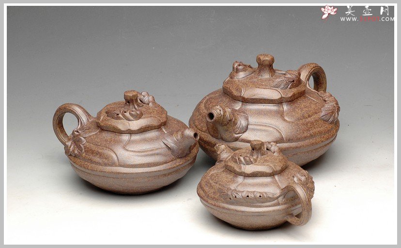 紫砂壶图片：窑变之美 风卷葵 - 美壶网