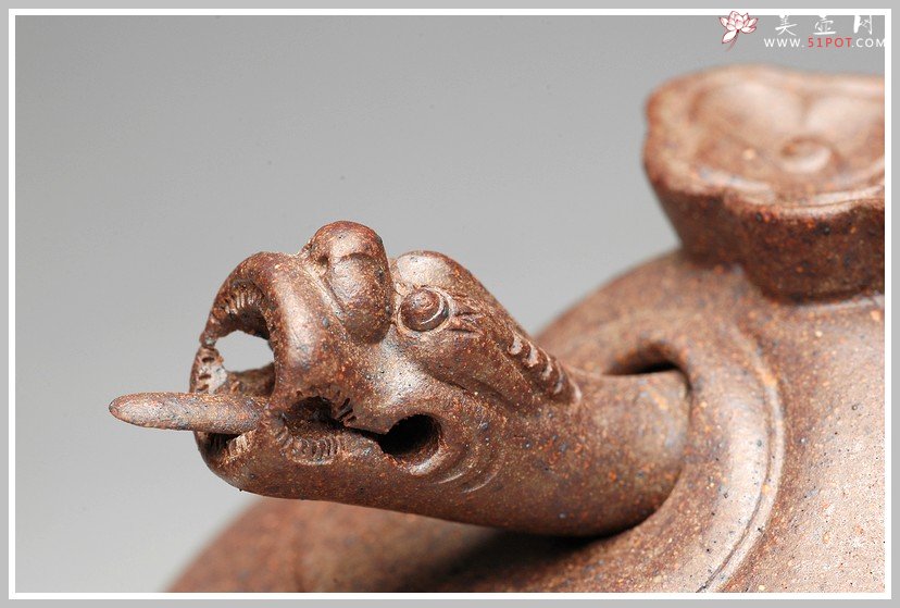 紫砂壶图片：窑变之美 鱼化龙 - 美壶网