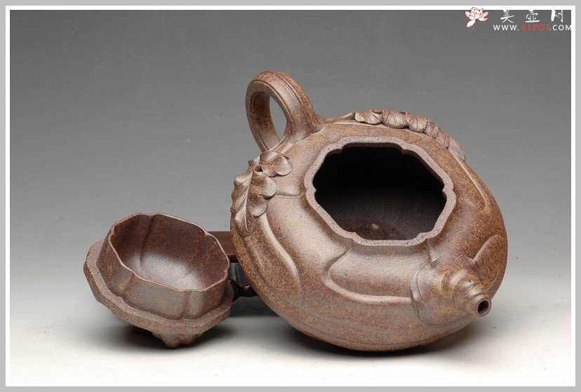 紫砂壶图片：窑变之美 风卷葵 - 美壶网