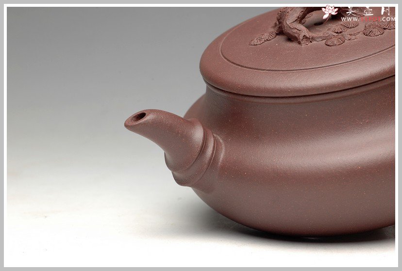 紫砂壶图片：优雅之作 紫泥清香 - 美壶网