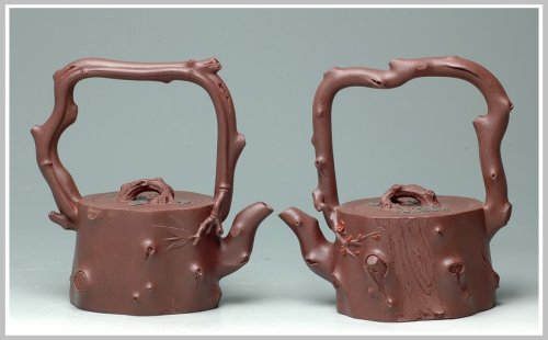 单志萍紫砂壶 精品全手三友提梁 难度大 原矿底槽清