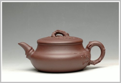 单志萍紫砂壶 优雅之作 紫泥清香 原矿紫泥