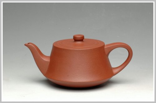 曲峰紫砂壶 线条之优美 础韵 原矿清水泥