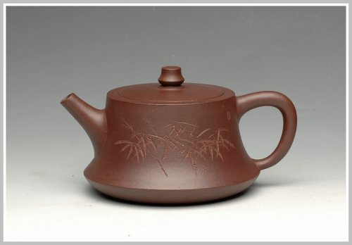 史金妹紫砂壶 柱础 原矿紫泥