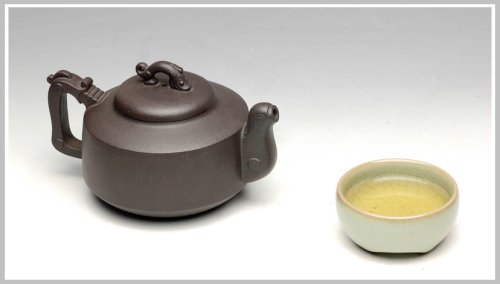 范泉明紫砂壶 龙运在手 灵龙壶 原矿黑泥