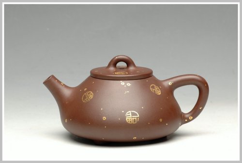 谈剑锋紫砂壶 金福 小子冶石瓢 原矿紫泥