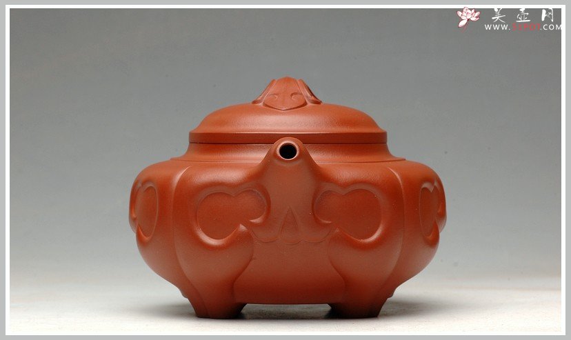 紫砂壶图片：赵庄红泥 经典代表作 四季如意 - 美壶网