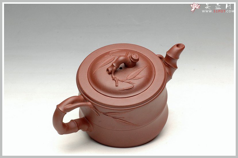 紫砂壶图片：花货实用佳品 竹段 - 美壶网
