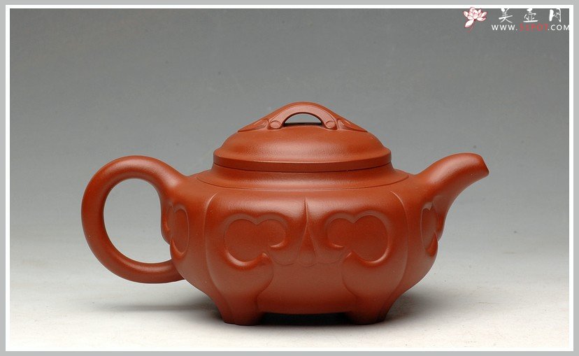 紫砂壶图片：赵庄红泥 经典代表作 四季如意 - 美壶网