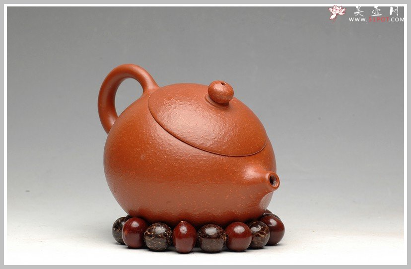 紫砂壶图片：朱泥调砂 西施 - 美壶网