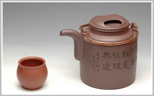 史金妹紫砂壶 一厂老拼紫 洋桶 