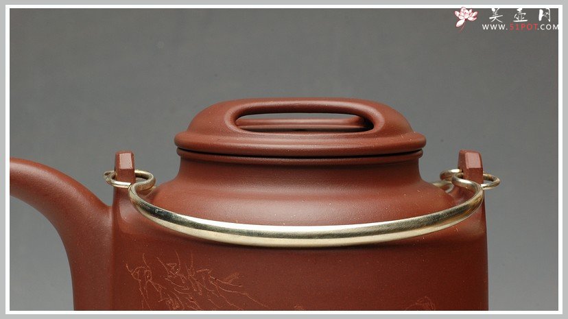 紫砂壶图片：饱满匀称 全手演绎洋桶 - 美壶网