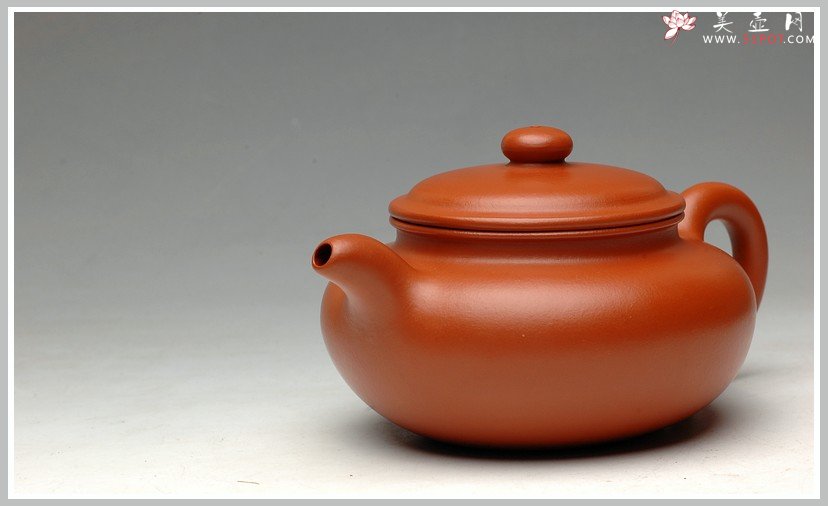 紫砂壶图片：气度不凡、实力体现 全手仿古 赵庄朱泥 - 美壶网