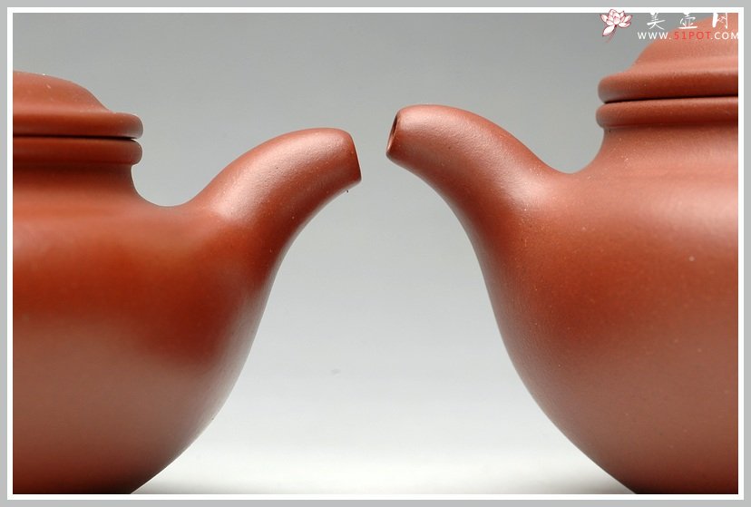 紫砂壶图片：温润如玉 追慕大亨 全手扁腹 - 美壶网