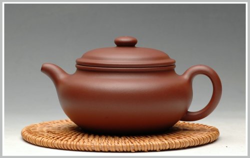 吴*紫砂壶 追摹大亨风采 原矿迷人红皮龙 全手仿古 红皮龙