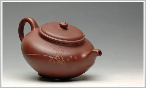 徐建芳紫砂壶 气韵灵动 秋韵 原矿紫泥