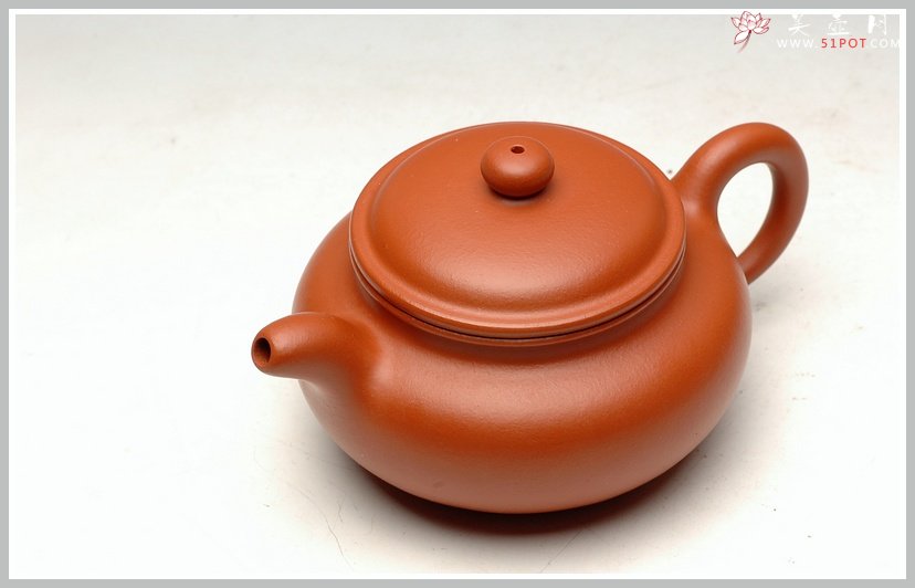 紫砂壶图片：秋收美壶 实用佳品 杀铁利器 赵庄朱泥 全手小仿古 - 美壶网