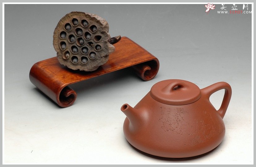 紫砂壶图片：国助和石摹范曾童趣画  顾云峰全手子冶石瓢 - 美壶网