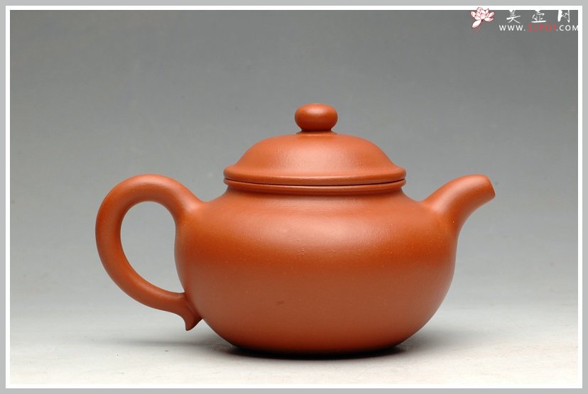 紫砂壶图片：丰盈可人 古朴静雅   全手矮莲 - 美壶网