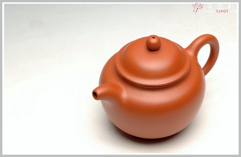 紫砂壶图片：冬日必备朱泥小壶 全手利器 全手小掇只 - 美壶网