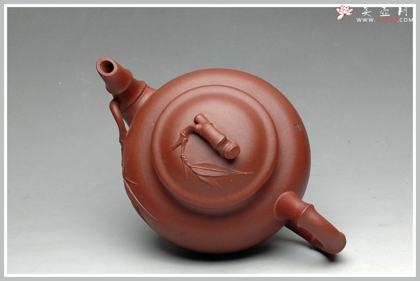 紫砂壶图片：清风 笑樱竹节 - 美壶网