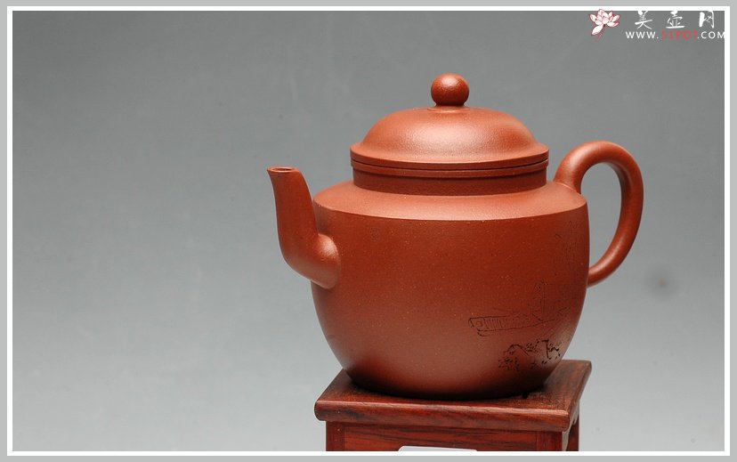 紫砂壶图片：摹古精品 雅致之风 全手高灯 桂花泥 - 美壶网