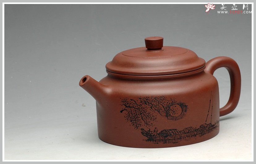 紫砂壶图片：敏而好学 做工精细 全手德中 - 美壶网