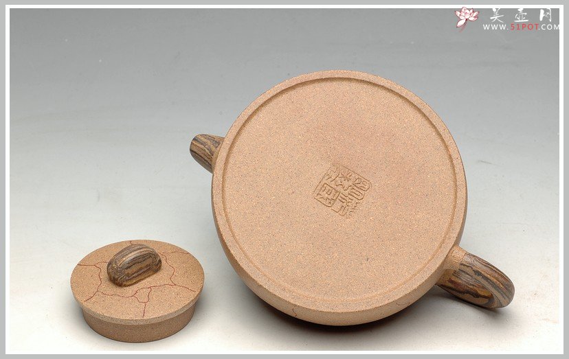 紫砂壶图片：冰纹半月 - 美壶网