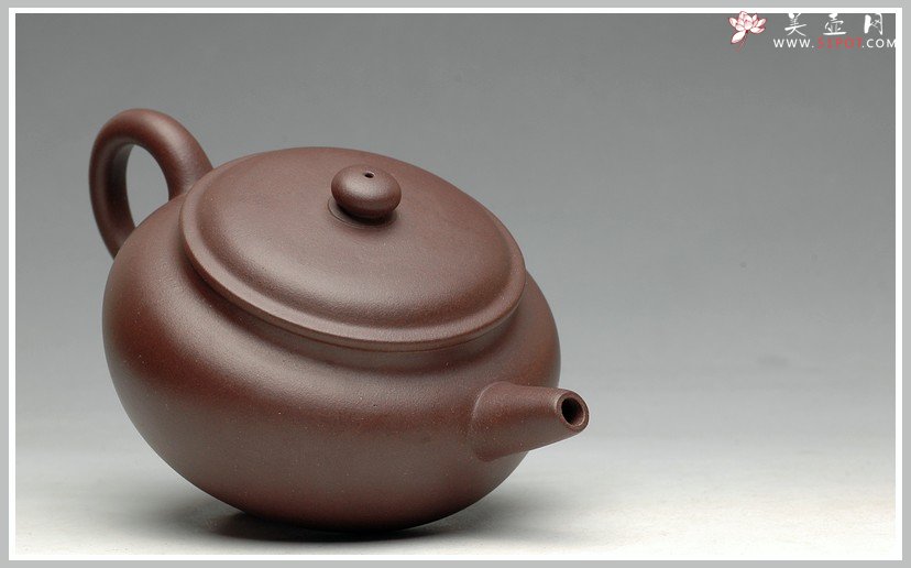 紫砂壶图片：老紫泥 杀茶利器 摹古之作 全手涌泉 - 美壶网