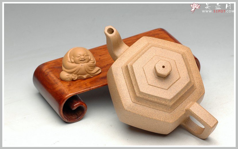 紫砂壶图片：深见功力 饱满大气 段泥全手雪华 - 美壶网