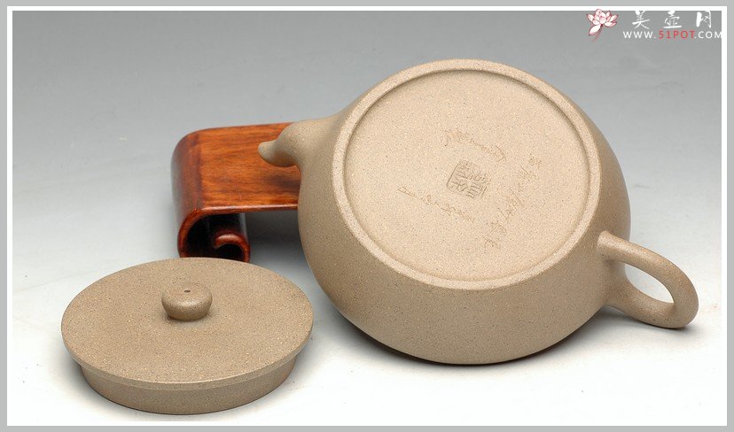 紫砂壶图片：漂亮的本山段 养如玉 适合绿茶  全手玉璧 - 美壶网