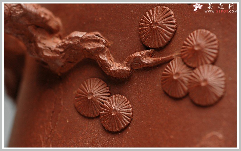 紫砂壶图片：花器实力派 辛卯年作品 精品松桩 细品 - 美壶网